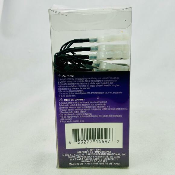 Halloween Led 10 Light Strings Lot of 4 - Lg & Sm Pumpkins Skulls Orange Lights - Picture 6 of 15